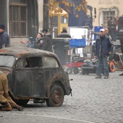 Filmstadt - Dreharbeiten zu Inglourious Basterds
