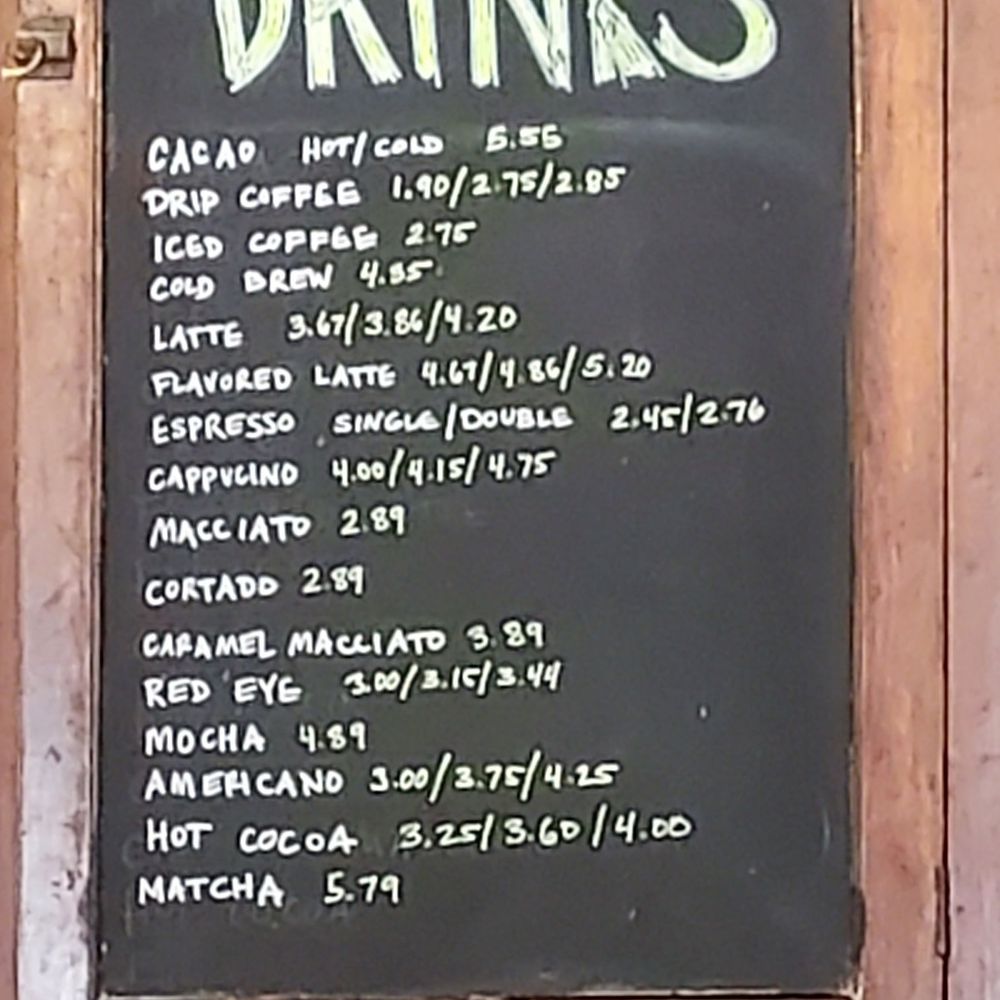 The Healing Grounds - Drink menu - Cafes Near Me - Buffalo, New York The Healing Grounds - Drink menu - Cafes Near Me - Buffalo, New York