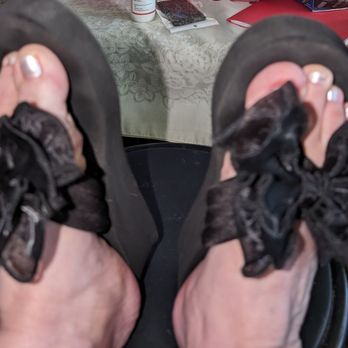 Happy Nails and Tanning - My pretty little sandals, they look lovely with the sandals - Nail Salons Near Me - Ormond Beach, Florida