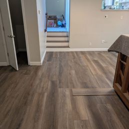 New luxury vinyl for our family room New luxury vinyl for our family room