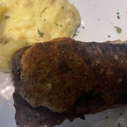 Parmesan Crusted New York Strip Parmesan Crusted New York Strip