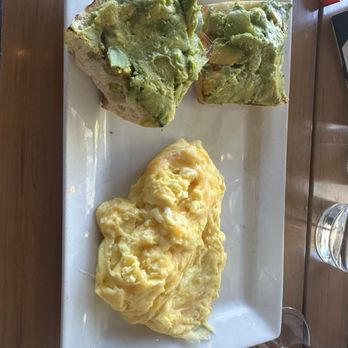 Block & Bottle - Avacado Avocado Toast with Cheesy Eggs - American Near Me - Castle Rock, Colorado Block & Bottle - Avacado Avocado Toast with Cheesy Eggs - American Near Me - Castle Rock, Colorado
