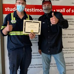 North American Transport Driving Academy - Rob from Smiths Falls at it again! Another Grad!