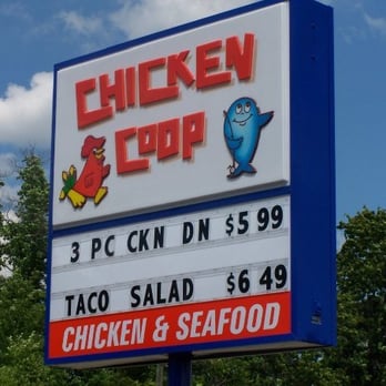 Chicken Coop - The sign - Chicken Wings Near Me - Paw Paw, Michigan Chicken Coop - The sign - Chicken Wings Near Me - Paw Paw, Michigan