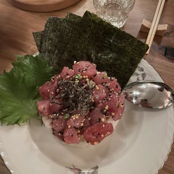 Kawa Ni - Wasabi tuna temaki - Izakaya Near Me - Denver, Colorado
