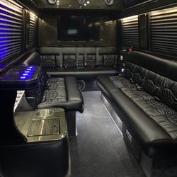 PB08 Rentals - Mercedes Benz sprinter van limo party bus