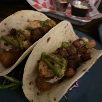 Rumcow - Shrimp and grit tacos - Cocktail Bars Near Me - Wilmington, North Carolina Rumcow - Shrimp and grit tacos - Cocktail Bars Near Me - Wilmington, North Carolina