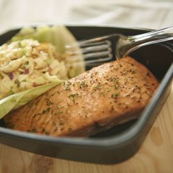 Pure Plates STL - Honey Salmon with Asian Slaw