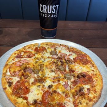 Crust Pizza - The Big Don's meat lovers pizza - Pizza Near Me - New Braunfels, Texas Crust Pizza - The Big Don's meat lovers pizza - Pizza Near Me - New Braunfels, Texas