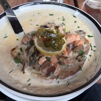 Von's 1000Spirits - Salmon Chowder - New American Near Me - Seattle, Washington Von's 1000Spirits - Salmon Chowder - New American Near Me - Seattle, Washington