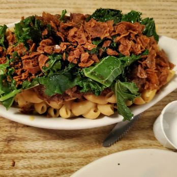 ION Restaurant, It's Only Natural, ION - Mac and cheese with bacon and kale. - Vegan Near Me - Middletown, Connecticut