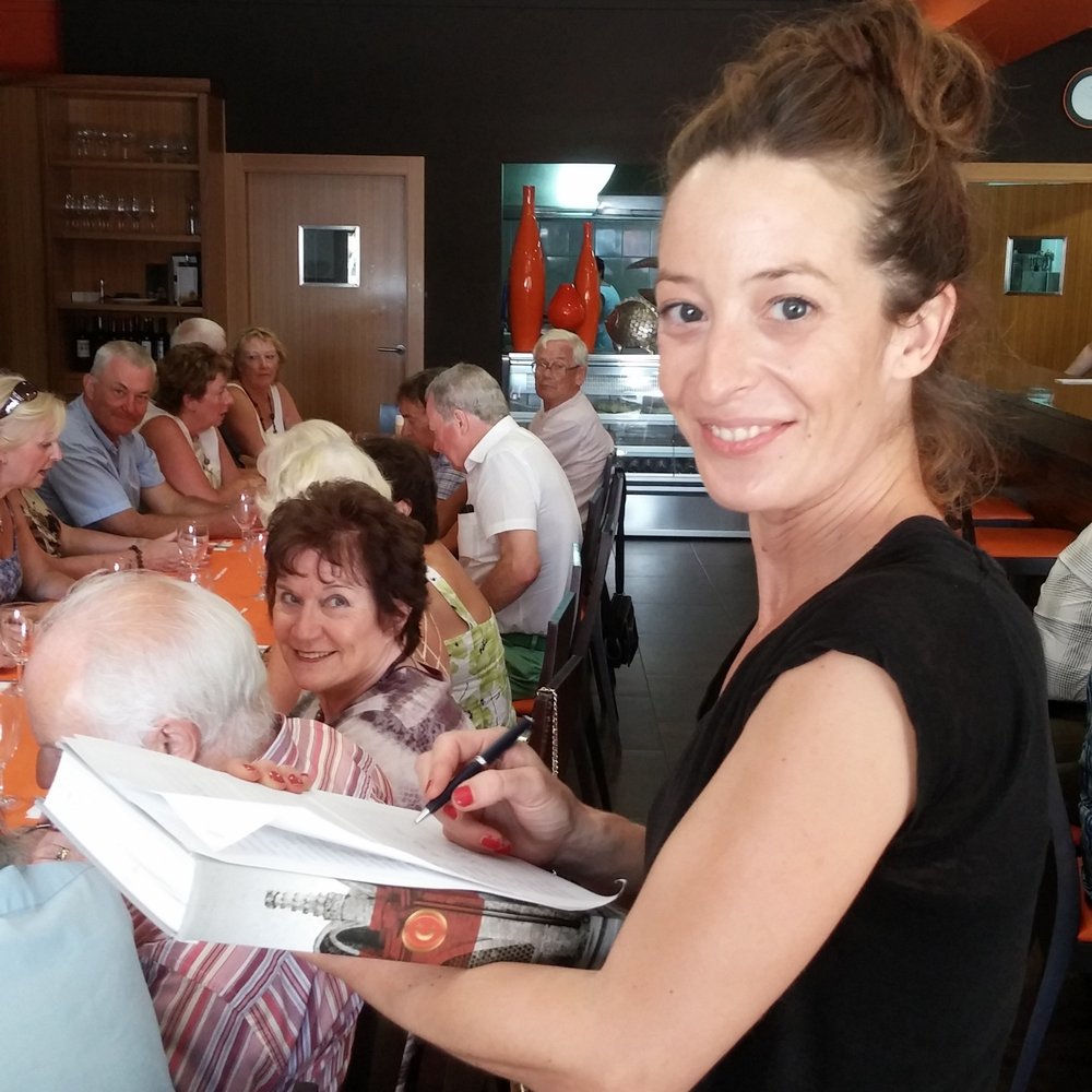 Trossets - Veronica, our waitress at the group lunch - Mediterranean Near Me - Gata de Gorgos, A