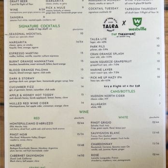 Westville Dumbo - Menu - Comfort Food Near Me - Brooklyn, New York