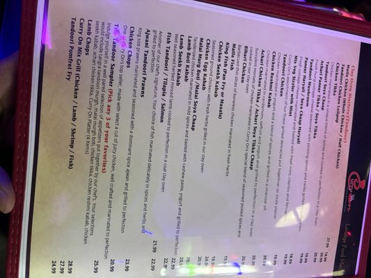 Menu photo 7 Curry On Jersey City, NJ