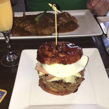 Bosscat Kitchen & Libations - sticky bun burger, chicken fried steak, mimosa - New American Near Me - Houston, Texas