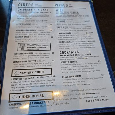 Menu photo 5 Ironbound Hard Cider Asbury, NJ