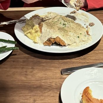 Fireside Grill - Chicken fried steak with mash potatoes. - American Near Me - Tulsa, Oklahoma