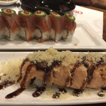 Crazy Rock'N Sushi - Salmon tempura and fire in the whole - Sushi Bars Near Me - Glendale, California Crazy Rock'N Sushi - Salmon tempura and fire in the whole - Sushi Bars Near Me - Glendale, California