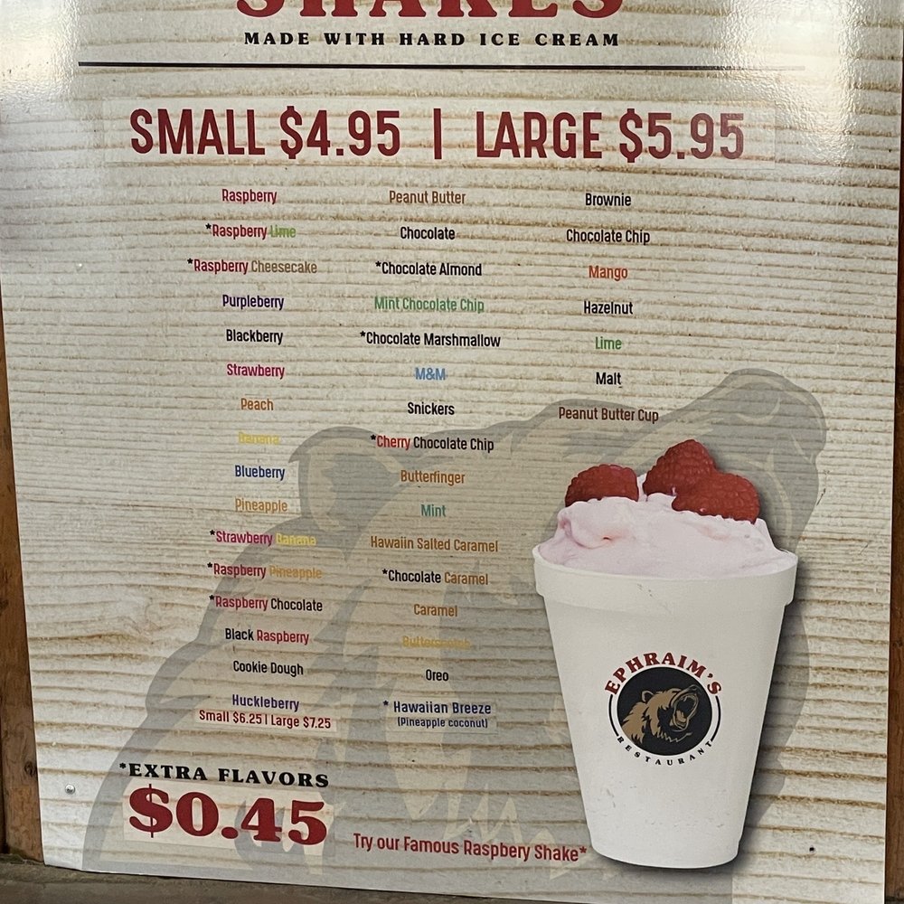 Ephraim's Restaurant - Burgers Near Me - Garden City, Utah
