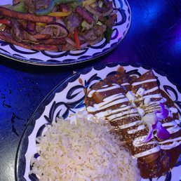 Lomo Saltado, enchiladas