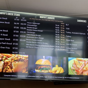 Murphy's Cafe 126 - Menu - Cheesesteaks Near Me - Riverton, Utah