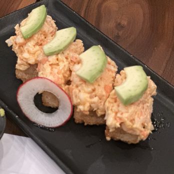 Yume Sushi Bar - Crispy Rice Spicy Shrimp - Sushi Bars Near Me - Calabasas, California