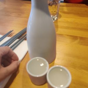 Photo of My Lil' Cube Ramen and Asian Cuisine - Puyallup, WA, United States. Nigori sake, very tasty.