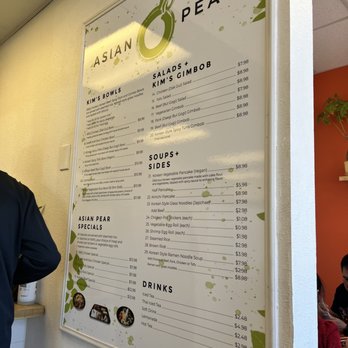 Asian Pear - Menu - Korean Near Me - Albuquerque, New Mexico