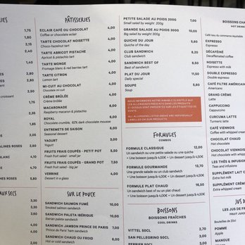 Eric Kayser - English menu - Bakeries Near Me - Paris, 75 Eric Kayser - English menu - Bakeries Near Me - Paris, 75