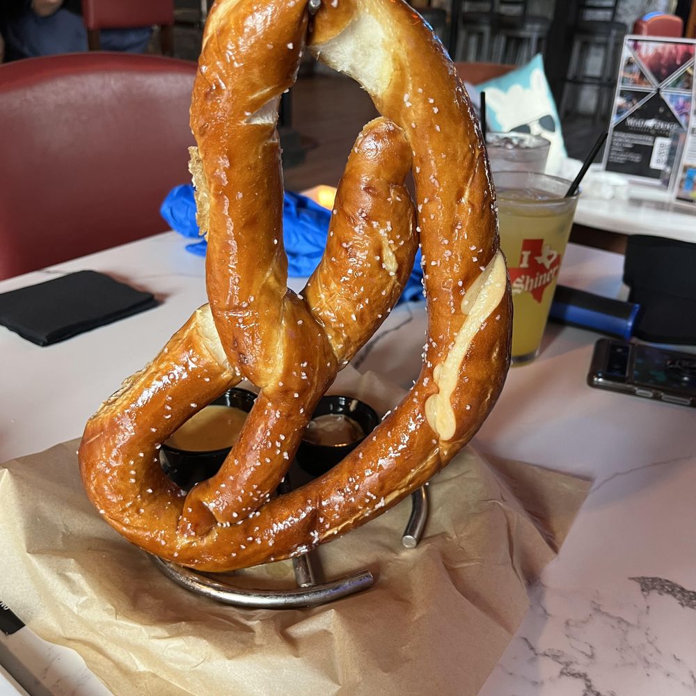 Prost - Pretzel with beer cheese and mustard - German Near Me - San Antonio, Texas Prost - Pretzel with beer cheese and mustard - German Near Me - San Antonio, Texas