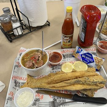 Franklin’s Backyard Bayou - Fried whole catfish and gumbo - Seafood Near Me - Victoria, Texas Franklin’s Backyard Bayou - Fried whole catfish and gumbo - Seafood Near Me - Victoria, Texas