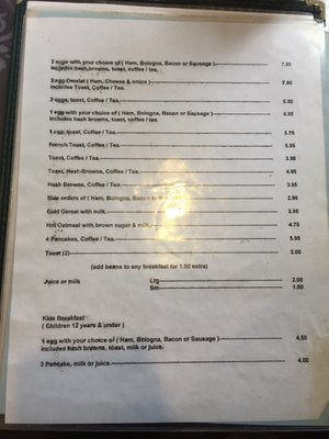 Menu photo 4 White Bay Restaurant Division No. 5, Subd. E, NL