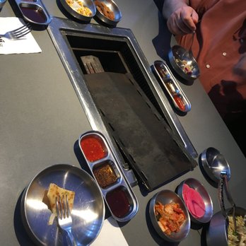 Bawi Korean BBQ - The tabletop cooking area - Korean Near Me - Springfield, Missouri
