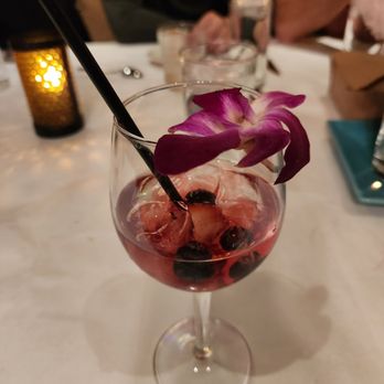 Carnivale Chicago - Sangria - very pretty, could've used less ice overall though - Latin American Near Me - Chicago, Illinois
