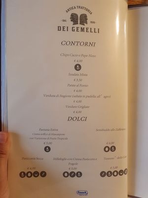 Menu photo 1 Dei Gemelli L'Aquila, AQ
