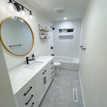 3 Brothers Handyman Services - After: Hall Bath - Handyman Near Me