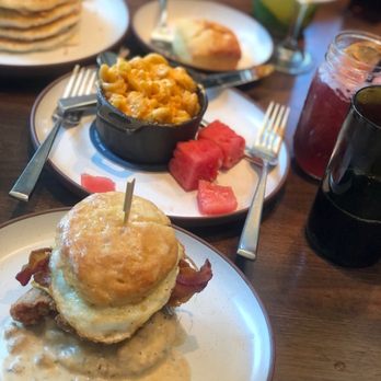Yardbird - Good shoot kids mela and Crispy Chicken Biscuits - New American Near Me - Washington, DC, District of Columbia