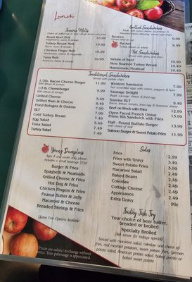 Menu photo 2 Apple Dumplin Springville, NY