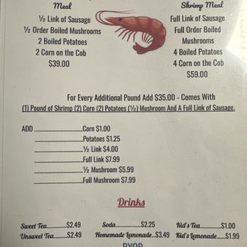 Annies on 290 - Boiled & Drinks BYOB - Cajun/Creole Near Me - Giddings, Texas