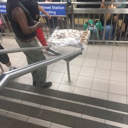 SEPTA 8th Street Station - Seeing the carrot cake man gives me joy! Google him.. Philadelphia Carrot Cake man! He's a legend! 8/1/17