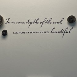 Hair's 2 Beauty Salon - Quote on the wall