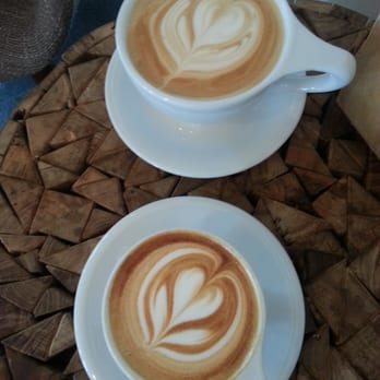 Merit Coffee - Latte (top) and cappuccino (bottom)! - Coffee & Tea Near Me - San Antonio, Texas Merit Coffee - Latte (top) and cappuccino (bottom)! - Coffee & Tea Near Me - San Antonio, Texas