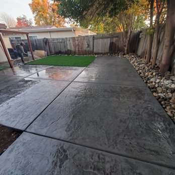 Neighborhood Builders - After- Stamp concrete - General Contractors Near Me - Rancho Cordova, California Neighborhood Builders - After- Stamp concrete - General Contractors Near Me - Rancho Cordova, California