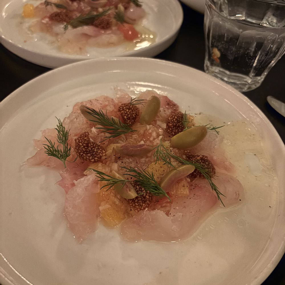 jjacques - Flounder crudo - Cocktail Bars Near Me - Quebec City, Quebec jjacques - Flounder crudo - Cocktail Bars Near Me - Quebec City, Quebec
