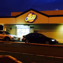 Church's Chicken - Drive-thru is hopping on NYE.