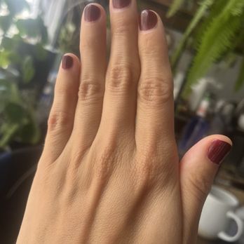 New Elegant Spa - Burgundy for a night on the town. - Nail Salons Near Me - San Francisco, California New Elegant Spa - Burgundy for a night on the town. - Nail Salons Near Me - San Francisco, California