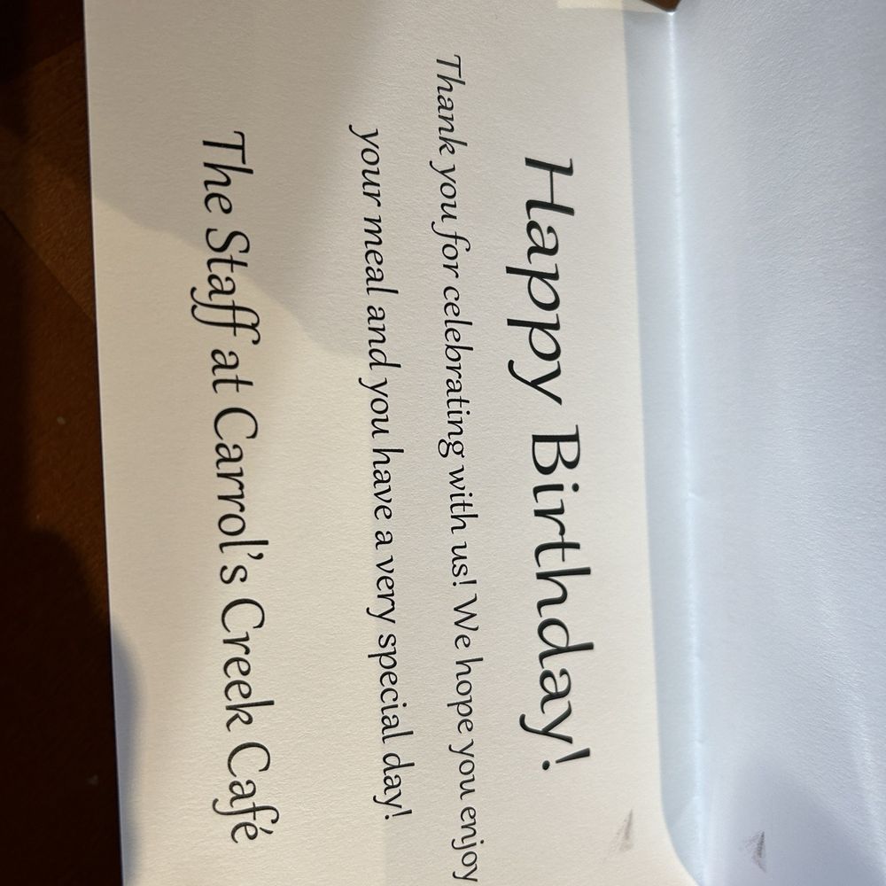 Carrol's Creek Cafe - Happy birthday - Seafood Near Me - Annapolis, Maryland Carrol's Creek Cafe - Happy birthday - Seafood Near Me - Annapolis, Maryland