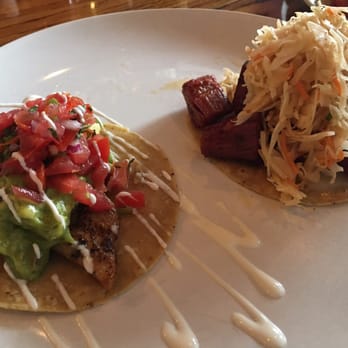 Pico - Left: fish taco right: pastrami taco - Mexican Near Me - Rockaway, New York