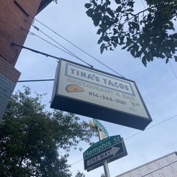 Tina's Tacos sign so you don't miss it! Tina's Tacos sign so you don't miss it!