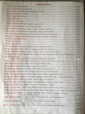 Menu photo 8 Thai House Buffet & Sushi Bar Sumter, SC